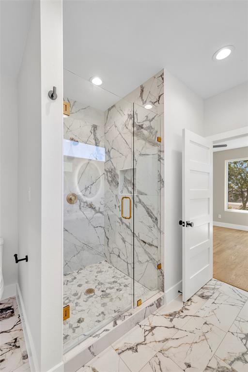2214 Annex Avenue, Unit 106 Dallas, TX 75204 - Photo 17 of 19 a bathroom with a shower and a sink
