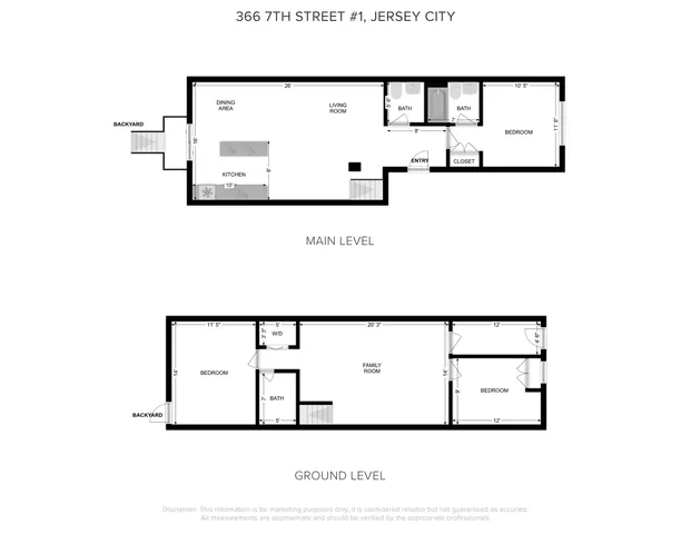 $1,099,000 | 366 7th Street, Unit 1, Jersey City, NJ 07302