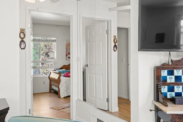 a view of a livingroom with furniture and toys