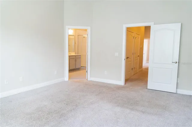 a view of an empty room