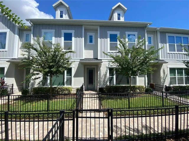a front view of a house with a porch