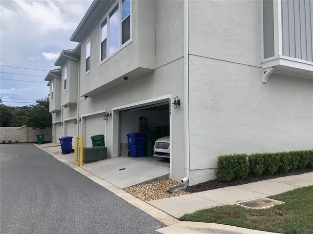 a view of a car garage