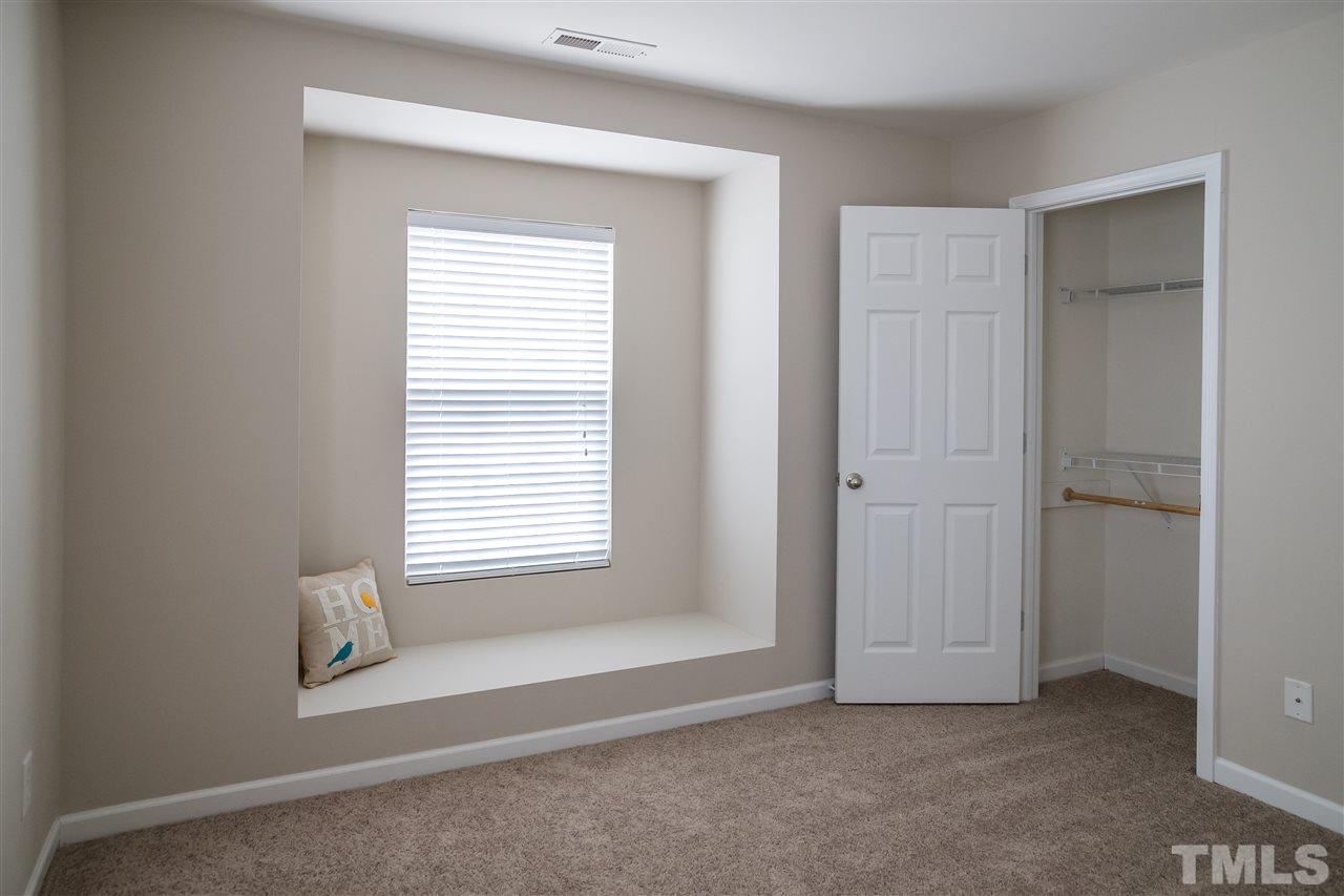 181 Depot Ridge Road Garner, NC 27529 - Photo 12 of 21 Secondary Bedroom has Window Seat and New Carpet