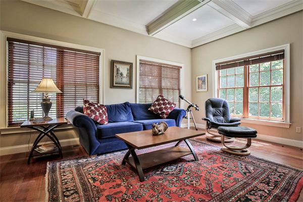 170 Central Avenue Needham, MA 02494 - Photo 13 of 30 a living room with furniture and floor to ceiling windows
