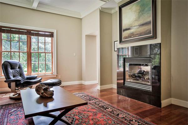170 Central Avenue Needham, MA 02494 - Photo 14 of 30 a living room with furniture and wooden floor