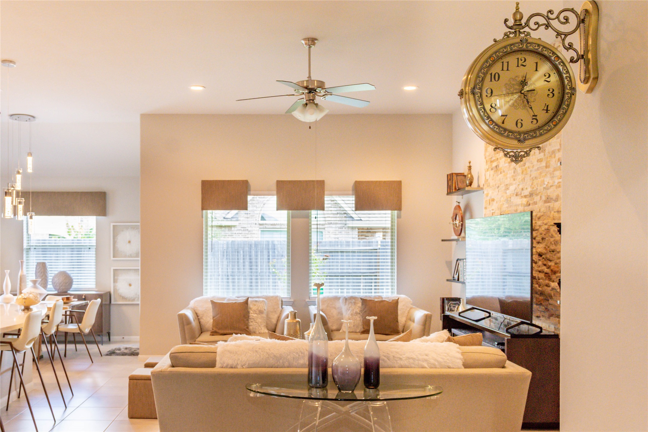 4306 Sandhill Terrace Lane Katy, TX 77493 - Photo 13 of 45 a living room with furniture and a large window