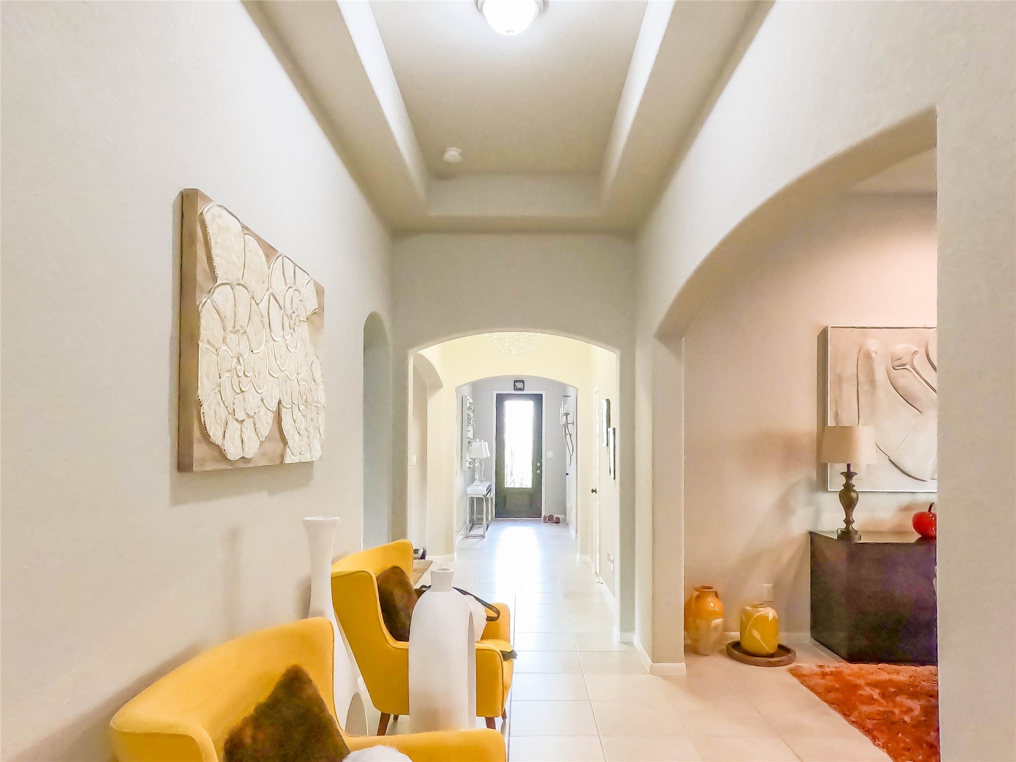 4306 Sandhill Terrace Lane Katy, TX 77493 - Photo 37 of 45 a living room with furniture and a mirror