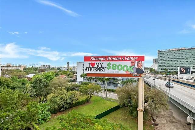 a view of a city from a balcony