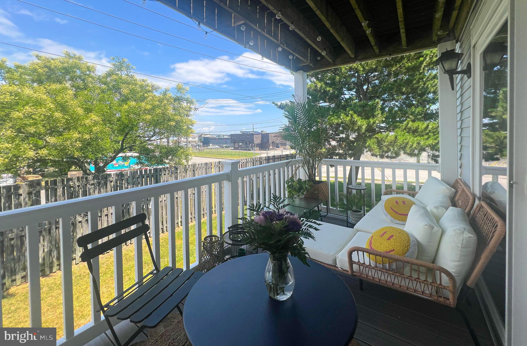 155 39th Street South Brigantine, NJ 08203 - Photo 11 of 17 a view of balcony with couch