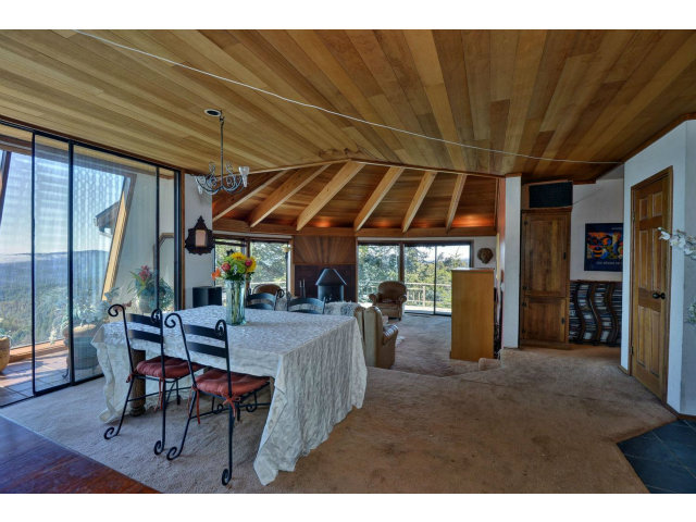 18554 Favre Ridge Road Los Gatos, CA 95033 - Photo 6 of 21 a view of a dining room with furniture window and outside view