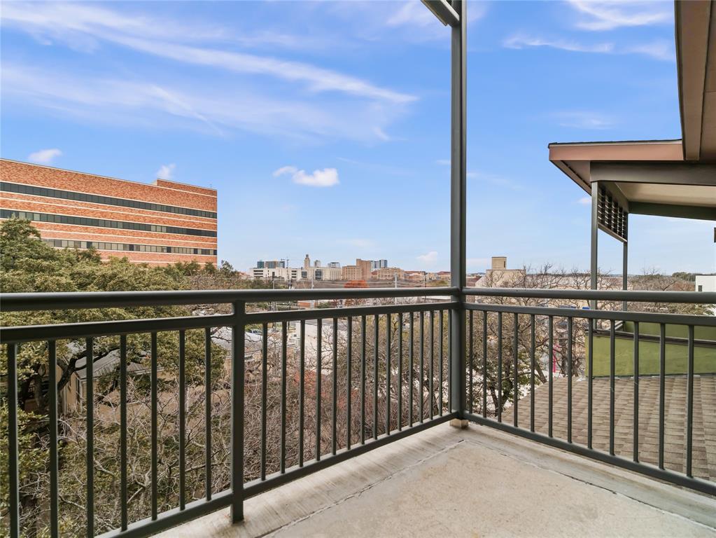 911 Keith Lane, Unit 12 Austin, TX 78705 - Photo 15 of 16 a view of city from a balcony