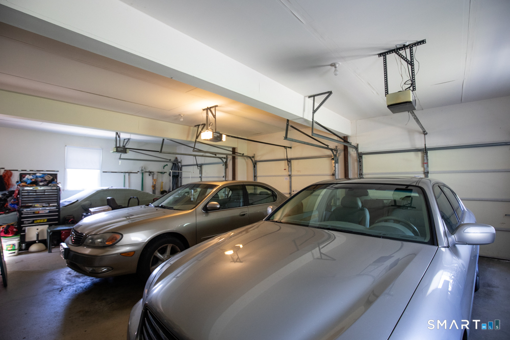 735 Cook Hill Road Cheshire, CT 06410 - Photo 35 of 35 No poles to contend with in the large 3 bay garage.