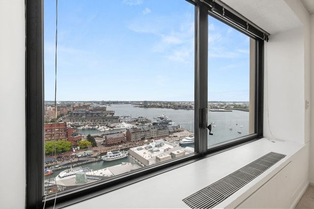 a view of a city from a window