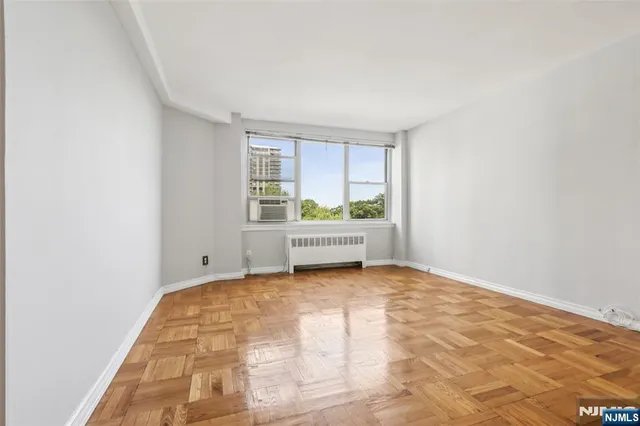 a view of a room with an empty room