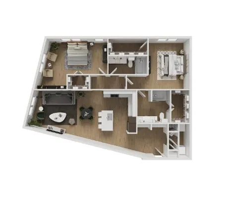 a picture of a floor plan