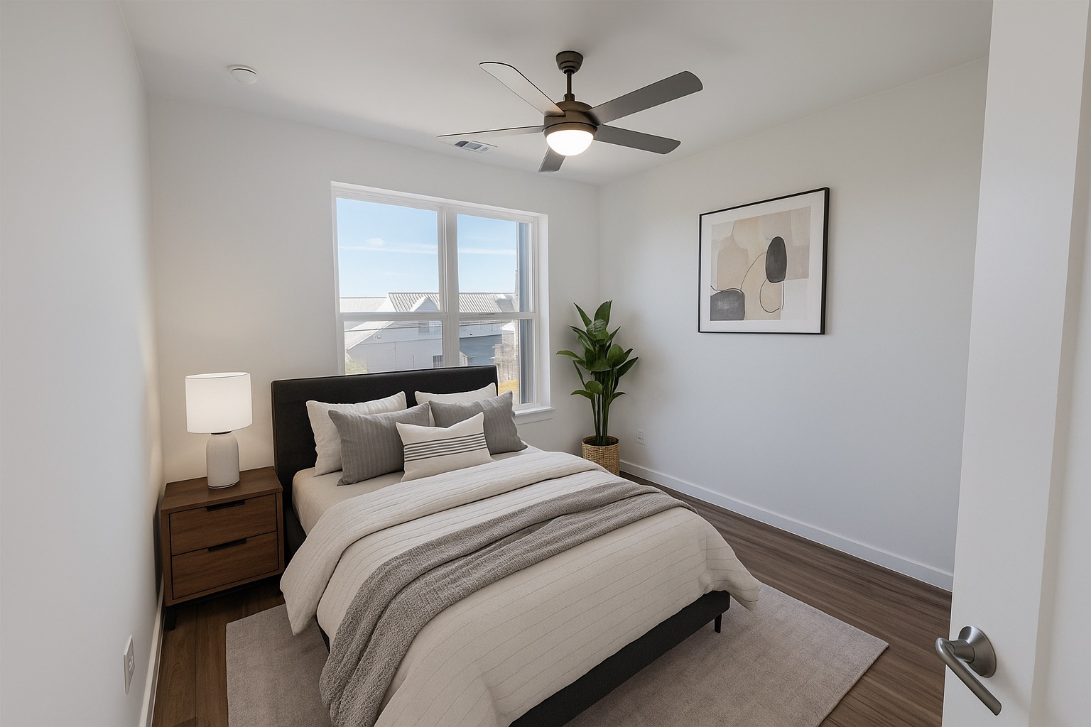 4801 Springdale Road, Unit 2210 Austin, TX 78723 - Photo 12 of 17 One of the 2 bedrooms * virtually staged