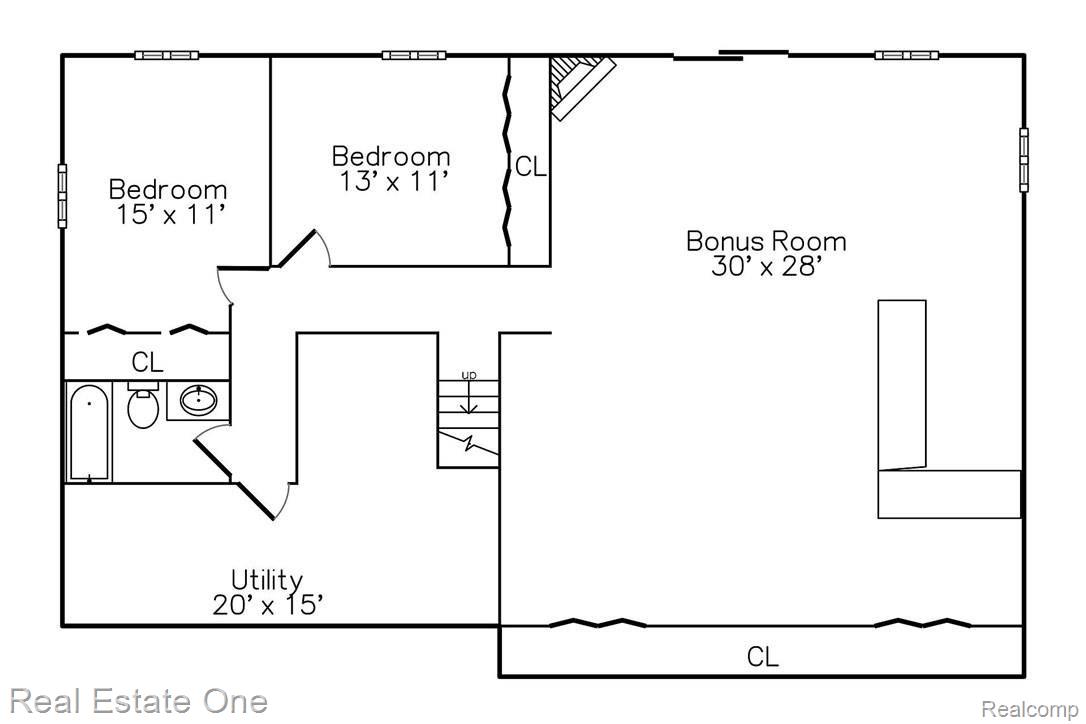 7784 South Eston Road Clarkston, MI 48348 - Photo 37 of 38 lower1_floorhc.jpg