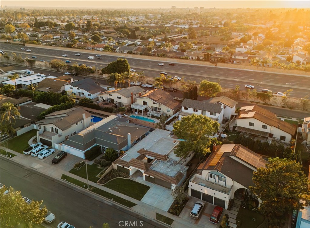 13601 Carroll Way Tustin, CA 92780 - Photo 27 of 28 an aerial view of residential building with parking