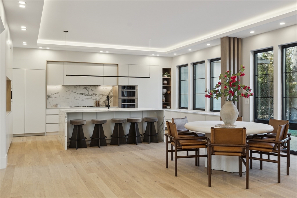 9 Bellevue Road Wellesley, MA 02481 - Photo 13 of 38 a view of a dining room with furniture and window