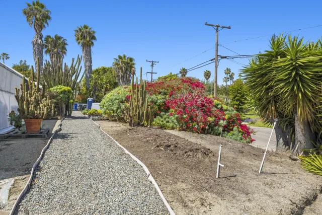 a view of a house with a outdoor space