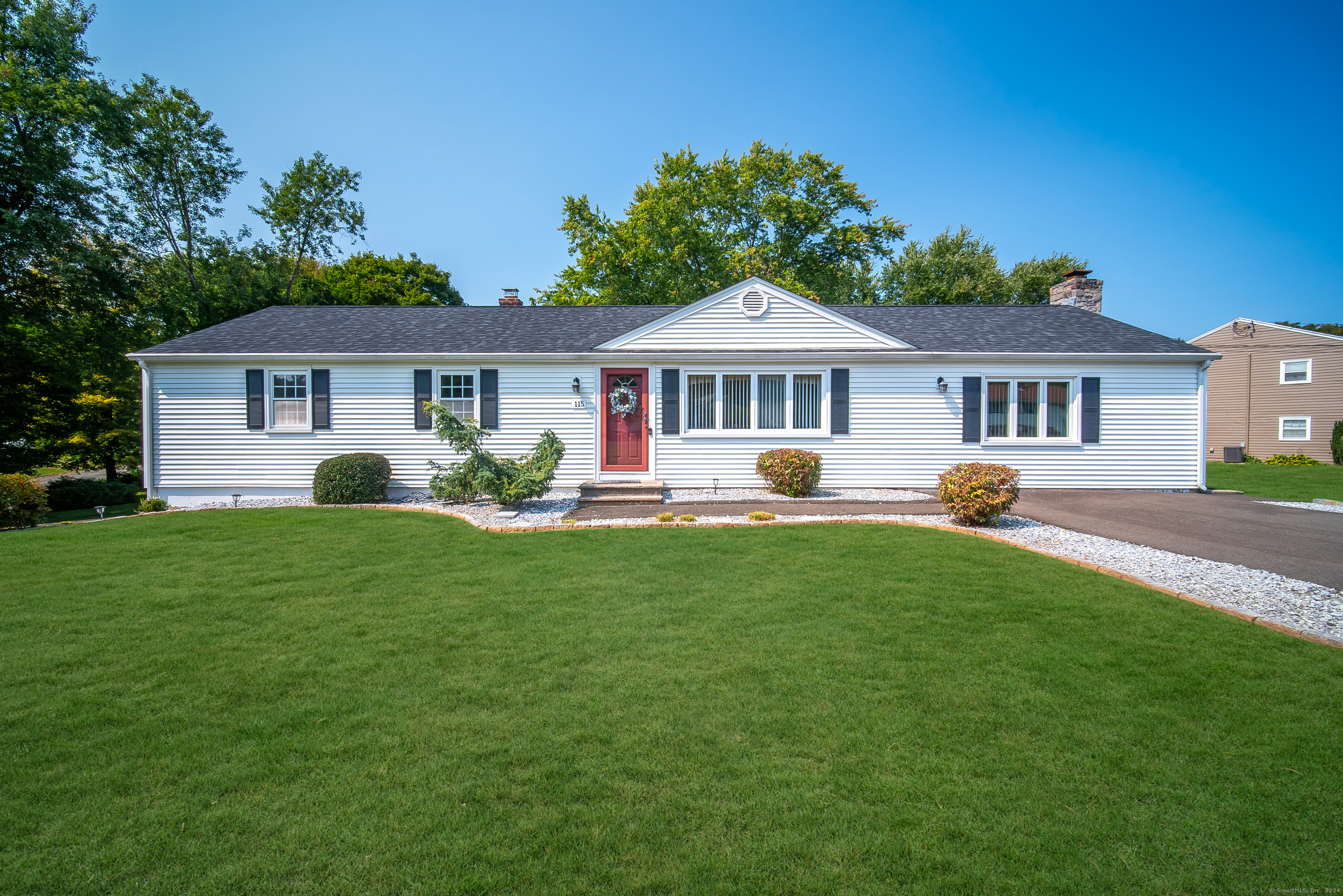 115 Old Farms Road Durham, CT 06422 - Photo 1 of 1 a front view of house with yard and green space