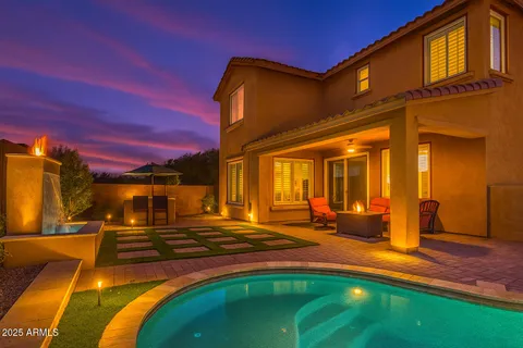 a view of a hallway with windows