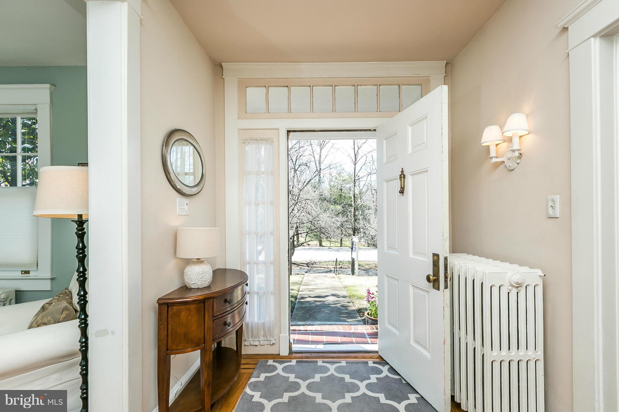 5007 Falls Rd Terrace Baltimore, MD 21210 - Photo 5 of 30 a view of entryway with wooden floor