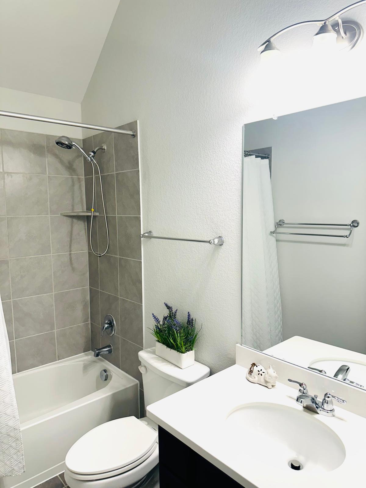 862 Leadtree Loop Buda, TX 78610 - Photo 32 of 40 a bathroom with a sink toilet and shower