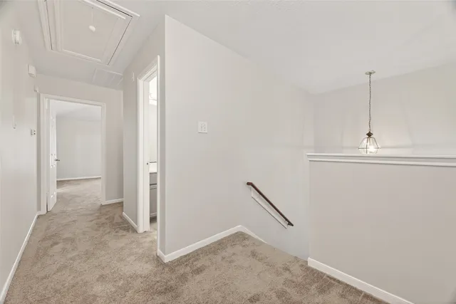 a view of a room with rack on the wall