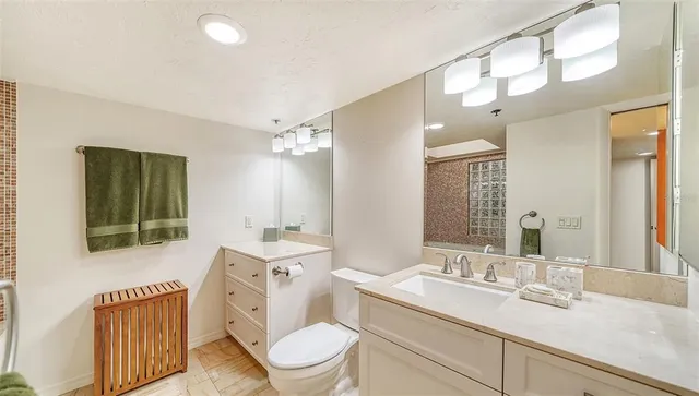 a bathroom with a bathtub and a sink