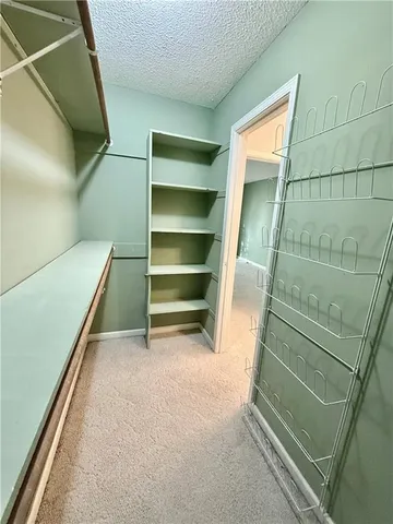 a view of a room with door