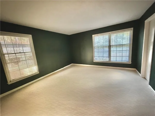 a view of empty room