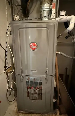 a close view of water heater