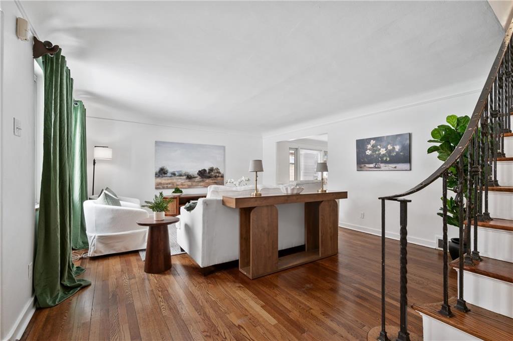 2923 Fernwald Road Pittsburgh, PA 15217 - Photo 4 of 36 a view of living room with furniture and wooden floor