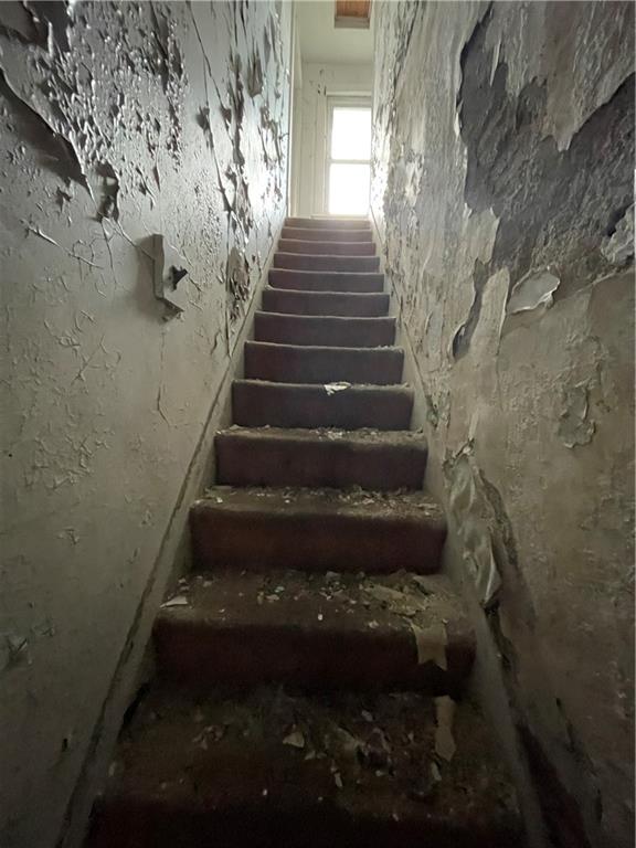 805 Oak Street Duquesne, PA 15110 - Photo 6 of 15 a view of staircase with white walls