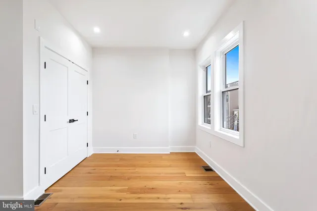 a view of an empty room