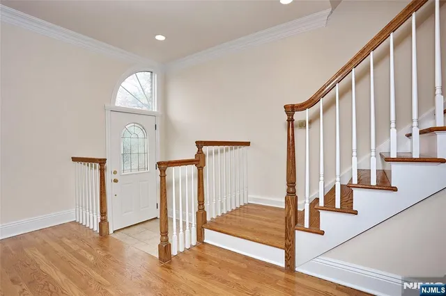 a view of front door and hallway