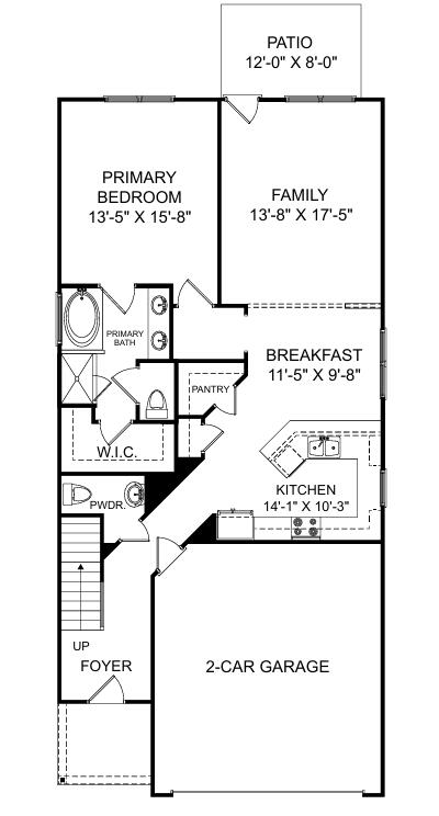 945 Tess Street Graniteville, SC 29829 - Photo 72 of 72 MAIN FLOOR PLAN