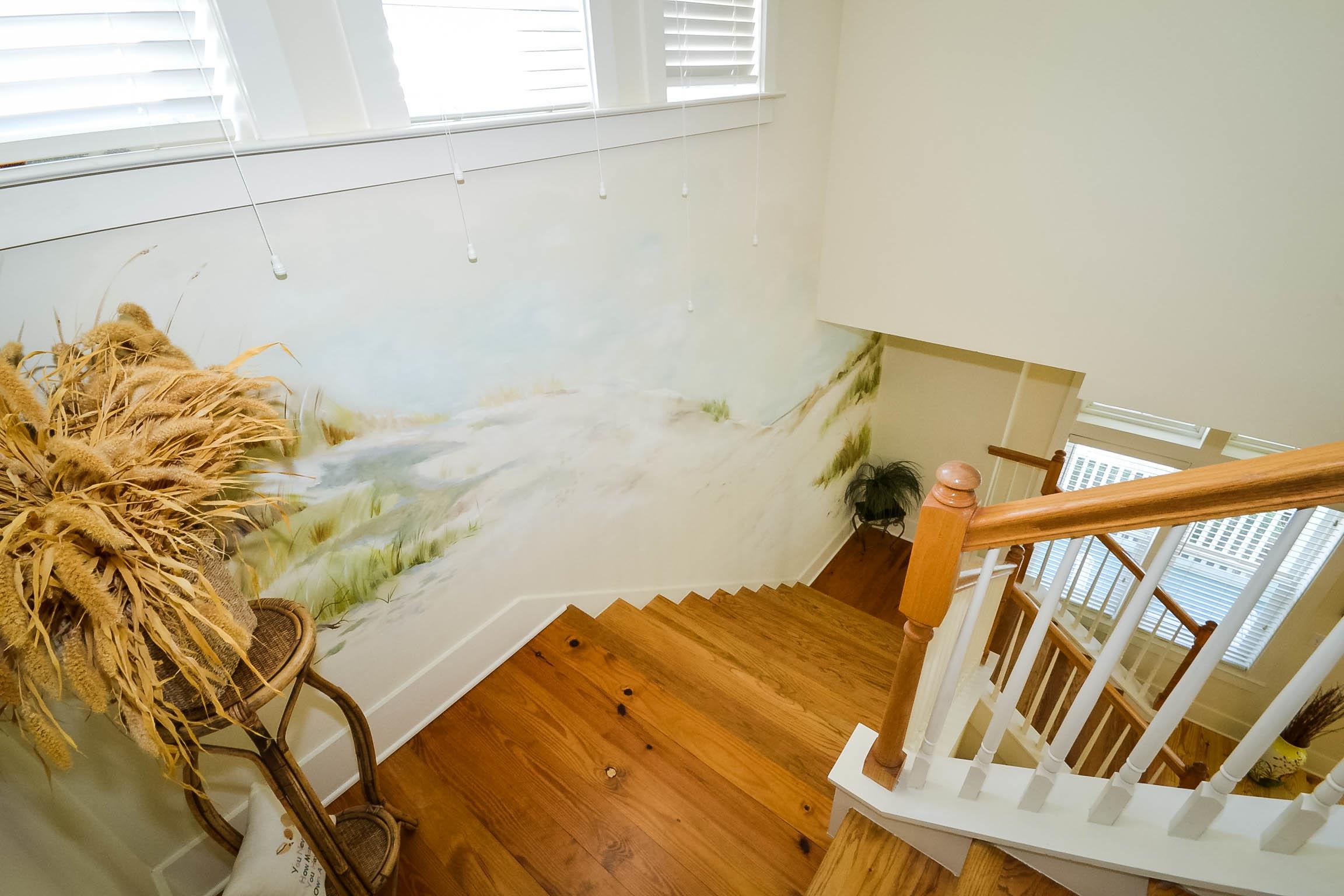 37 Redfish Circle Santa Rosa Beach, FL 32459 - Photo 10 of 24 Hand Painted Mural in Stairway
