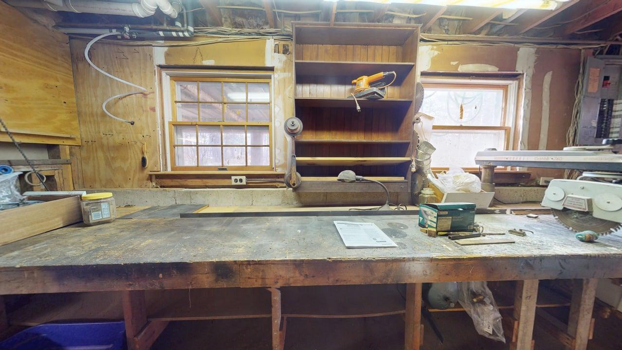 90 Woodridge Road Brewer, ME 04412 - Photo 56 of 77 Utility Room and Work Bench