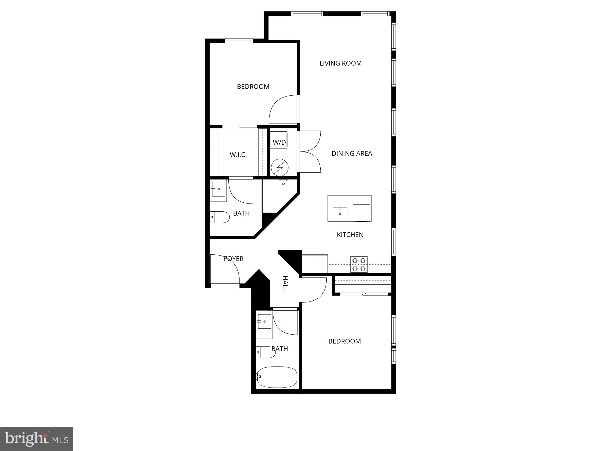 30 Kennedy Street Northwest, Unit 6 Washington, DC 20011 - Photo 32 of 35 a picture of a bench in front of a building