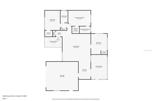 $285,000 | 12303 Camp Creek Lane, Hudson, FL 34667