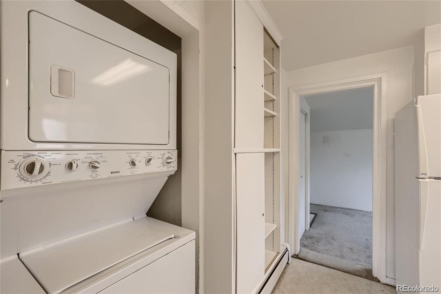 411 Quebec Street Denver, CO 80220 - Photo 12 of 31 a view of utility room with washer and dryer