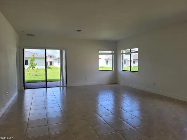 a view of an entryway with a window
