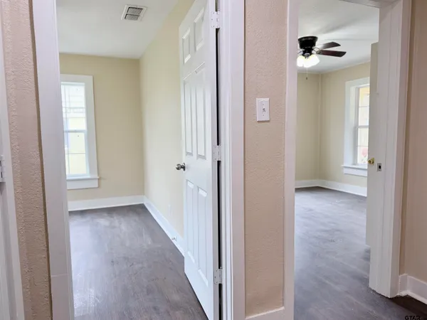 wooden floor in a gallery
