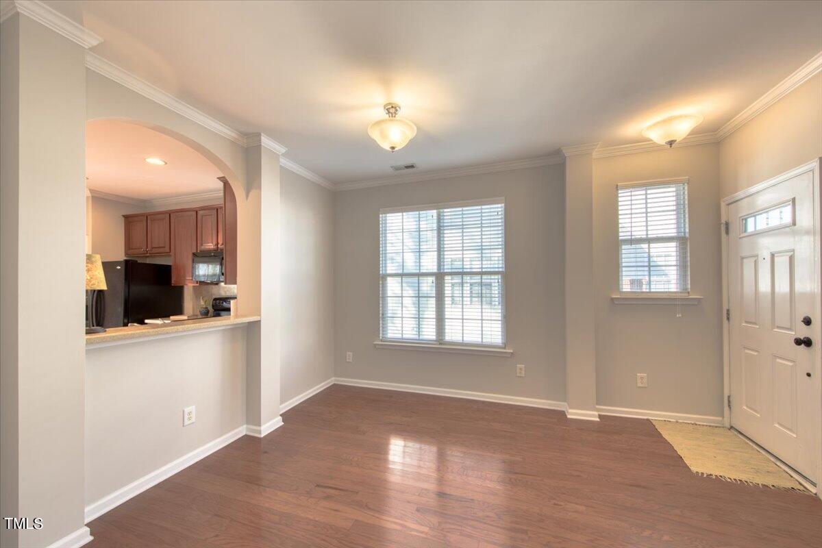 222 Cedar Elm Road Durham, NC 27713 - Photo 10 of 49 222 cedar elm dining into kitchen2