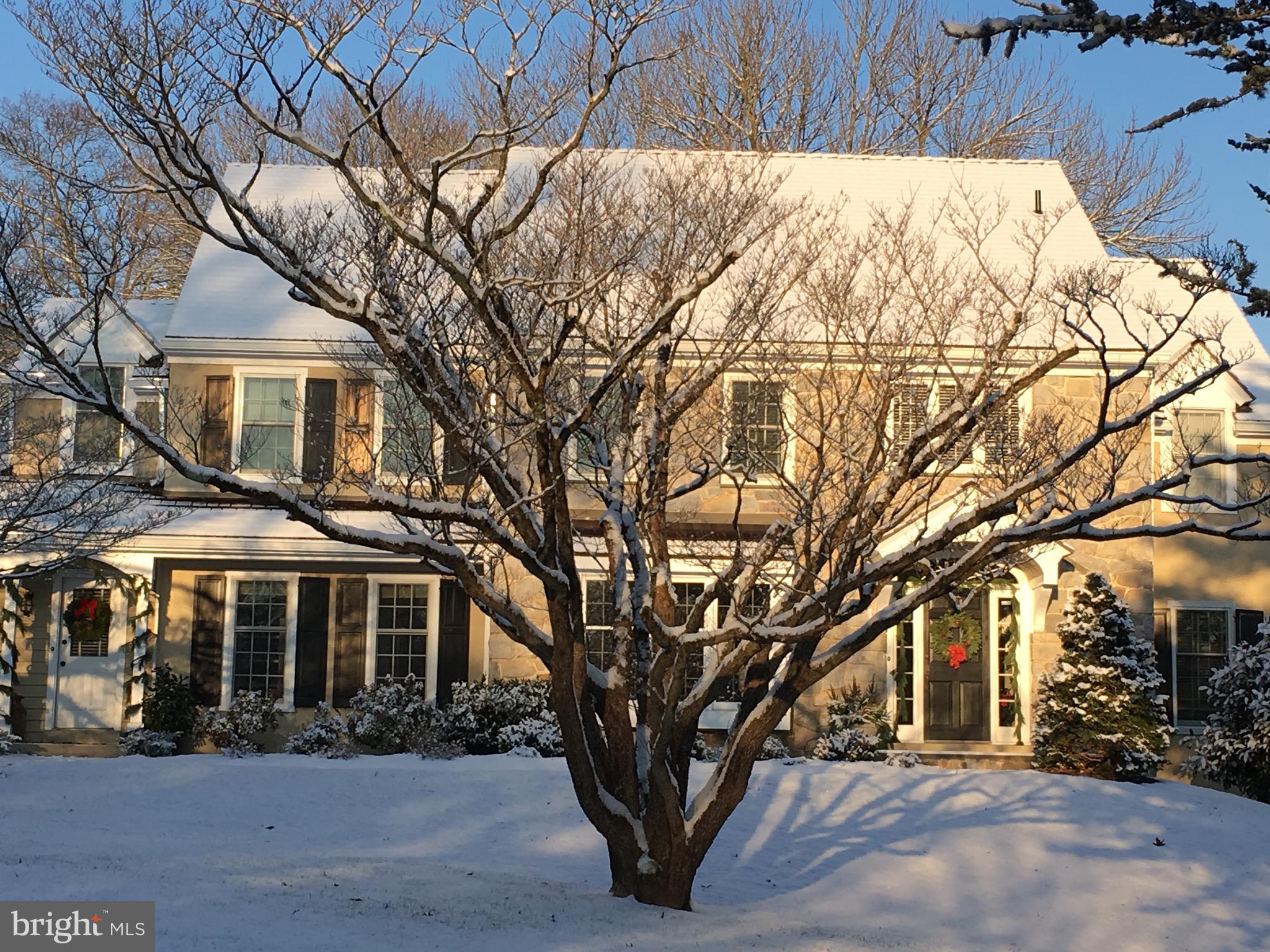 207 Ravenscliff Road Wayne, PA 19087 - Photo 56 of 68 Winter view with snow