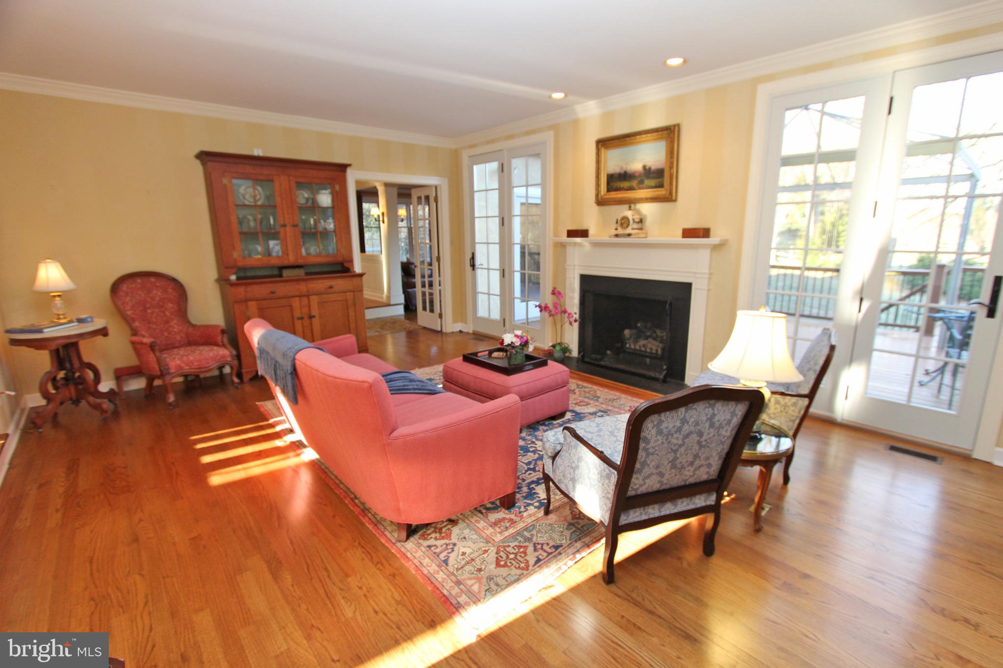 207 Ravenscliff Road Wayne, PA 19087 - Photo 7 of 68 Formal Living room new custom french doors