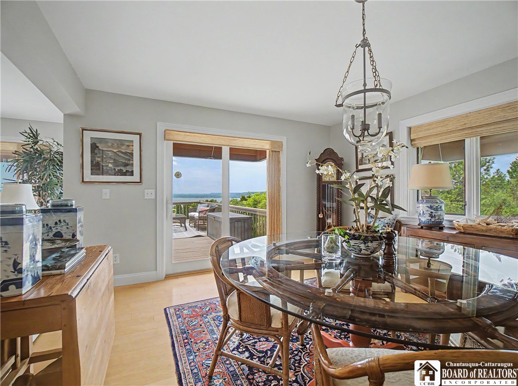 4128 Alm Road Ellery, NY 14712 - Photo 24 of 44 Dining room...slider to the deck and lots of natur
