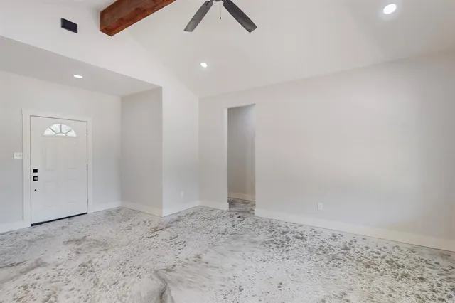 a view of an empty room